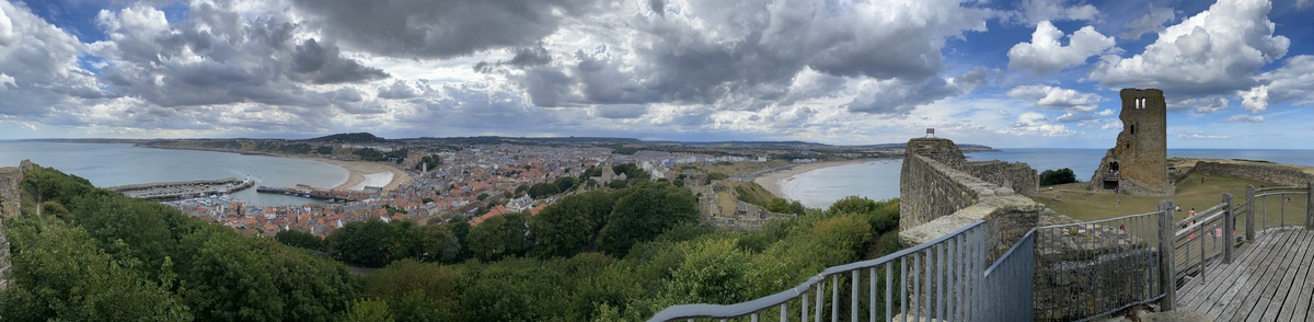 Panoramic view of Scarborough taken on iPhone 